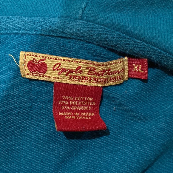 apple bottoms y2k blue sweatshirt with sequins - Picture 8 of 10